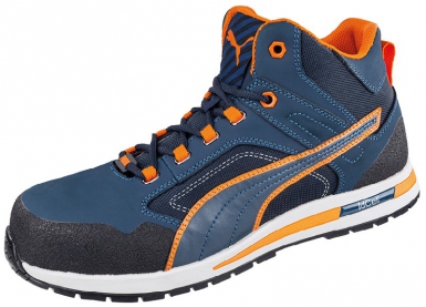 Chaussures de sécurité crosstwist - bleu/orange - taille 42. disponible abidjan cote d'ivoire.