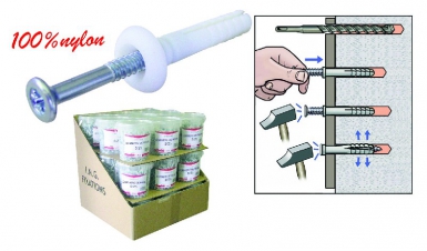 Cheville cornière de rive ø5 x 25 seau de 400. disponible abidjan cote d'ivoire.