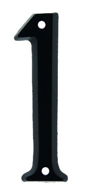 Chiffre 1 zamack noir haut 95 mm. disponible abidjan cote d'ivoire.