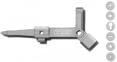 Clé de chantier matériau composite dimensions 130x60 mm. disponible abidjan cote d'ivoire.