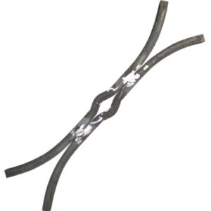 Clé de tirant cintrée fer forgé dimensions 900 mm carré de 30 mm​. disponible abidjan cote d'ivoire.