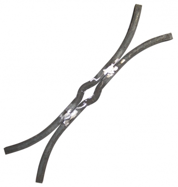 Clé de tirant cintrée fer forgé dimensions 900 mm carré de 30 mm. disponible abidjan cote d'ivoire.