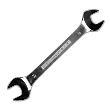 Clé à fourches " série 44 " - 3/8" x  7/16" - chromé satiné - l x ép. disponible abidjan cote d'ivoire.