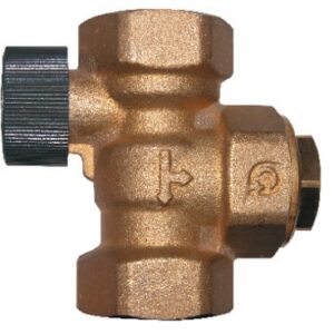 Clapet anti-thermosiphon laiton - montage d'equerre ou en ligne - filetage 33x42. disponible abidjan cote d'ivoire.