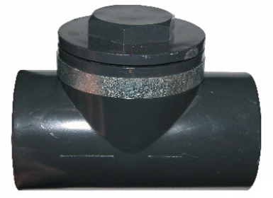 Clapet de retenue à battant corps pvc à coller - battant garnit. disponible abidjan cote d'ivoire.