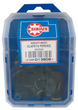 Clapets percés néopan de 4x10x5 à 4x20x5 - en coffret plast. disponible abidjan cote d'ivoire.