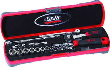 Coffret 1/4" de 19 outils en mm sam. disponible abidjan cote d'ivoire.