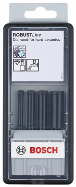 Coffret 4 forets diamantés robust line diamond - ø 6, 8, 10, 14 mm. disponible abidjan cote d'ivoire.