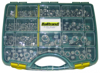 Coffret 610 écrous hu inox a2 din 934. disponible abidjan cote d'ivoire.