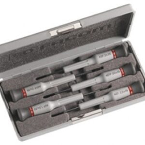 Coffret de 5 tournevis 4 pour vis à fente de 1,5 / 2,5x35 + 1 pour empreinte phillips 00x35. disponible abidjan cote d'ivoire.
