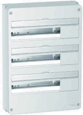 Coffret de distribution resi9 - 54 modules sur 3 rang. disponible abidjan cote d'ivoire.