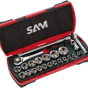 Coffret de douilles et accessoires 1/2" 23 outils. disponible abidjan cote d'ivoire.
