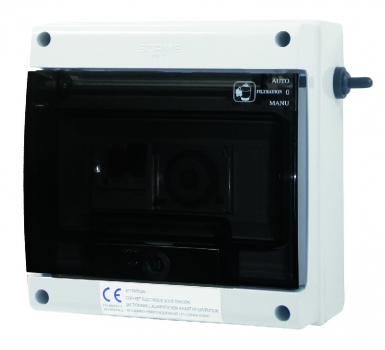 Coffret de filtration ou surpresseur pfh - horloge de programmation journalière modulaire - dim. disponible abidjan cote d'ivoire.