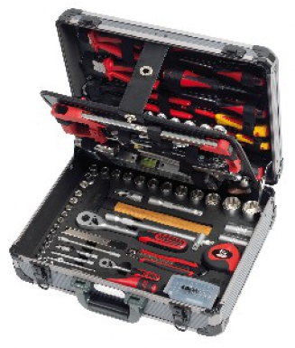 Coffret de maintenance de 131 outils - carré 1/4" - 1/2". disponible abidjan cote d'ivoire.