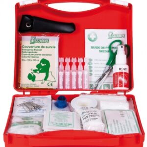 Coffret de secours bâtiment asep btp 10 - équipement complet standard - pour 10 personnes. disponible abidjan cote d'ivoire.