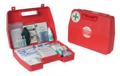 Coffret de secours bâtiment asep btp 20 - équipement complet standard - pour 20 personnes. disponible abidjan cote d'ivoire.