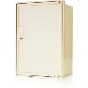 Coffret edf minimixt avec panneau bois beige hxlxp: 485x350x197 mm. disponible abidjan cote d'ivoire.