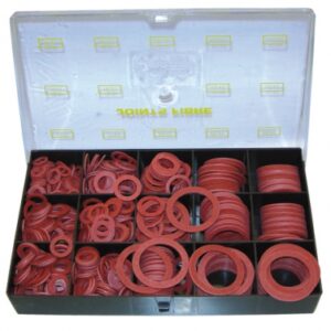 Coffret joints fibres pour raccord fileté de 12/17 à 40/49 en coffret plast. disponible abidjan cote d'ivoire.