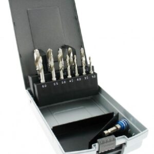 Coffret plastique 12 forets métaux hss de ø 3-3,5-4-4,5-5-5,5-6-7-8-9-10 mm. disponible abidjan cote d'ivoire.