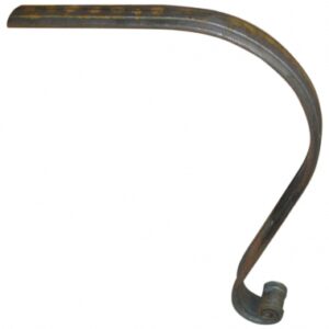 Col de cygne forgés à noyau pour main courante de 40 mm hauteur 310 mm. disponible abidjan cote d'ivoire.