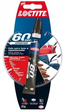 Colle 60 secondes universal - réparations courantes de la plupart des matériaux - tube 20 g. disponible abidjan cote d'ivoire.