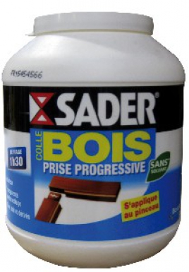 Colle bois - tous bois et dérivés - 2 h de serrage - pot plastique - 650 g. disponible abidjan cote d'ivoire.
