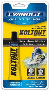 Colle koltout - multi-matériaux - 20 ml. disponible abidjan cote d'ivoire.