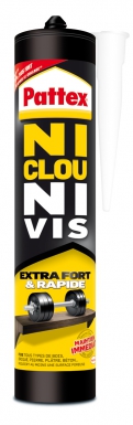 Colle mastic ni clou ni vis fixation surpuissante pattex - multi-matériaux - cart. disponible abidjan cote d'ivoire.