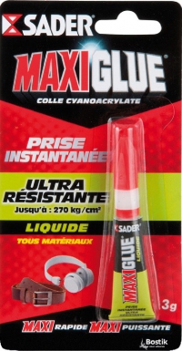Colle maxiglue liquide - multi-supports - tube 3 g. disponible abidjan cote d'ivoire.