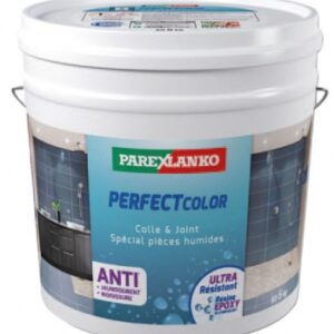 Colle perfect color - seau de 2,5 kg - sol et murs - 2 à 12 mm - coloris noir. disponible abidjan cote d'ivoire.