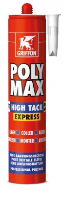 Colle polymax high tack express - cartouche 435 g blanc. disponible abidjan cote d'ivoire.