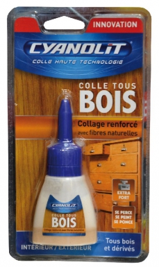 Colle spéciale bois renforcée avec fibres naturelles - intérieur/extérieur - tube 50 ml. disponible abidjan cote d'ivoire.