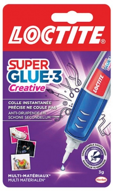 Colle super glue-3 creative - multi-supports - flacon 3 g. disponible abidjan cote d'ivoire.