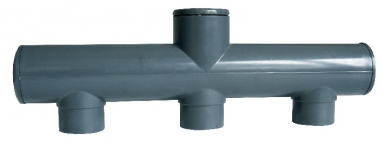 Collecteur d'aspiration à coller - ø m63 x f50 x f63 - pn 16. disponible abidjan cote d'ivoire.