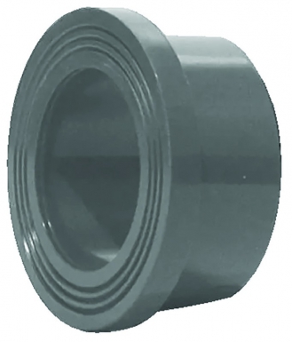 Collet pvc pression strié pour joint plat femelle à coller ø 160 mm pn16 qrv 75. disponible abidjan cote d'ivoire.