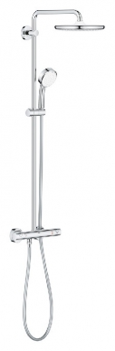 Colonne tempesta 250 - bras orientable horizontalement 390 mm - chromé. disponible abidjan cote d'ivoire.