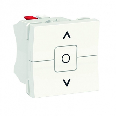 Commande pour volets-roulants interrupteur 6 a 2 modules blanc. disponible abidjan cote d'ivoire.