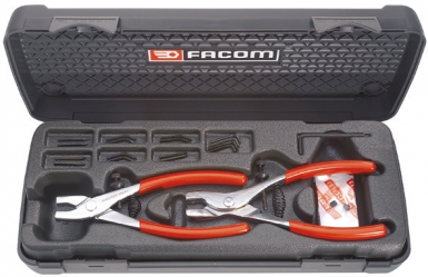 Composition de 2 pinces pour circlips de ø 8 à 63 mm intérieur et de ø 3 à 63 mm extérieur. disponible abidjan cote d'ivoire.