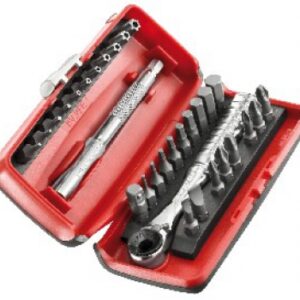 Composition de 31 radio l1/4" + cliquet - chromé. disponible abidjan cote d'ivoire.