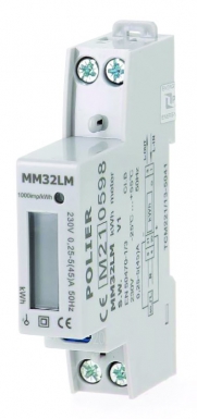 Compteur électrique modulaire monophasé 45 a  simple tarif affichage lcd certifié. disponible abidjan cote d'ivoire.