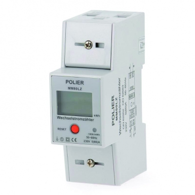 Compteur électrique modulaire monophasé 80 a avec raz simple tarif. disponible abidjan cote d'ivoire.