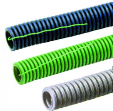 Conduit cintrable annelé icta ø 20 pm polyéthylène bleu - couronne de 100 m. disponible abidjan cote d'ivoire.