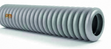 Conduit cintrable annelé icta ø 50 pm polyéthylène gris - couronne de 50 m. disponible abidjan cote d'ivoire.