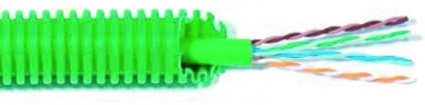 Conduit cintrable annelé verte ø 20 avec câble f/utp cat. disponible abidjan cote d'ivoire.