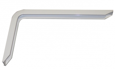Console aluminium renforcée 350x200 mm plastifiée blanc. disponible abidjan cote d'ivoire.