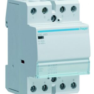 Contacteur sans commande manuelle type 4f bobine 230 v 50 hz 63 a 400 v ~. disponible abidjan cote d'ivoire.