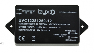 Convertisseur de tension série uvc sortie 12v dc 1a/12w. disponible abidjan cote d'ivoire.