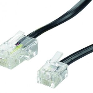 Cord rj11 3m m/m noir. disponible abidjan cote d'ivoire.