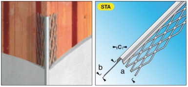 Cornière d'angle acier galva. disponible abidjan cote d'ivoire.