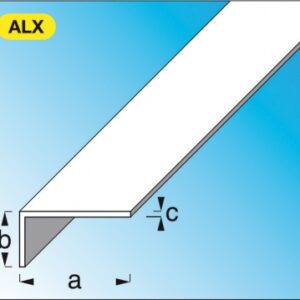 Cornière inégale pvc ( rigide ) blanc dim. disponible abidjan cote d'ivoire.
